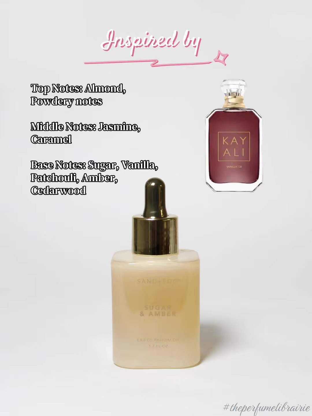 Sand + Fog Sugar and Amber perfume oil inspired by KAYALI Vanilla 28